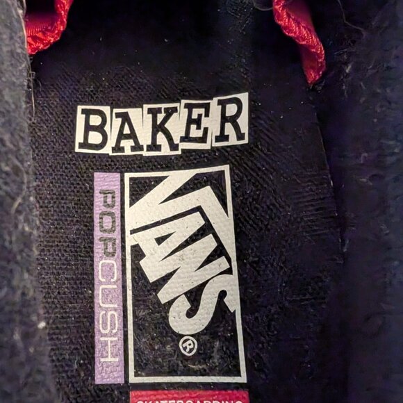 Vans Half Cab Baker Skate Shoes Beige Suede Paisley US 6 NEW! - Picture 12 of 13